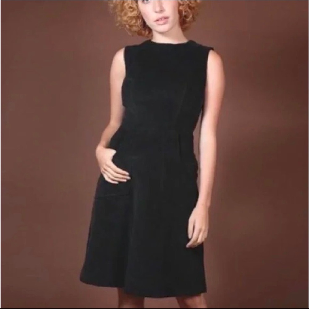 Nooworks Black Mini Corduroy Dress in Size XS Original Retail Price: $138